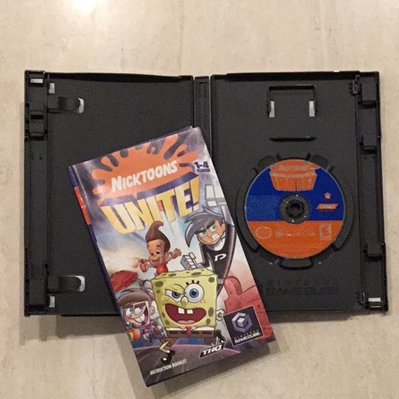 Nicktoons Unite Nintendo GameCube Game SpongeBob SquarePants Jimmy Neutron - Picture 4 of 7